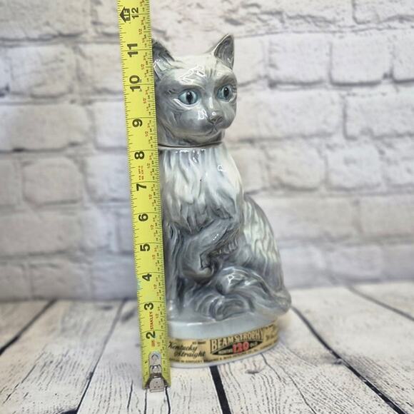 Vintage Jim Beams Siamese Cat Decanter - Picture 7 of 8